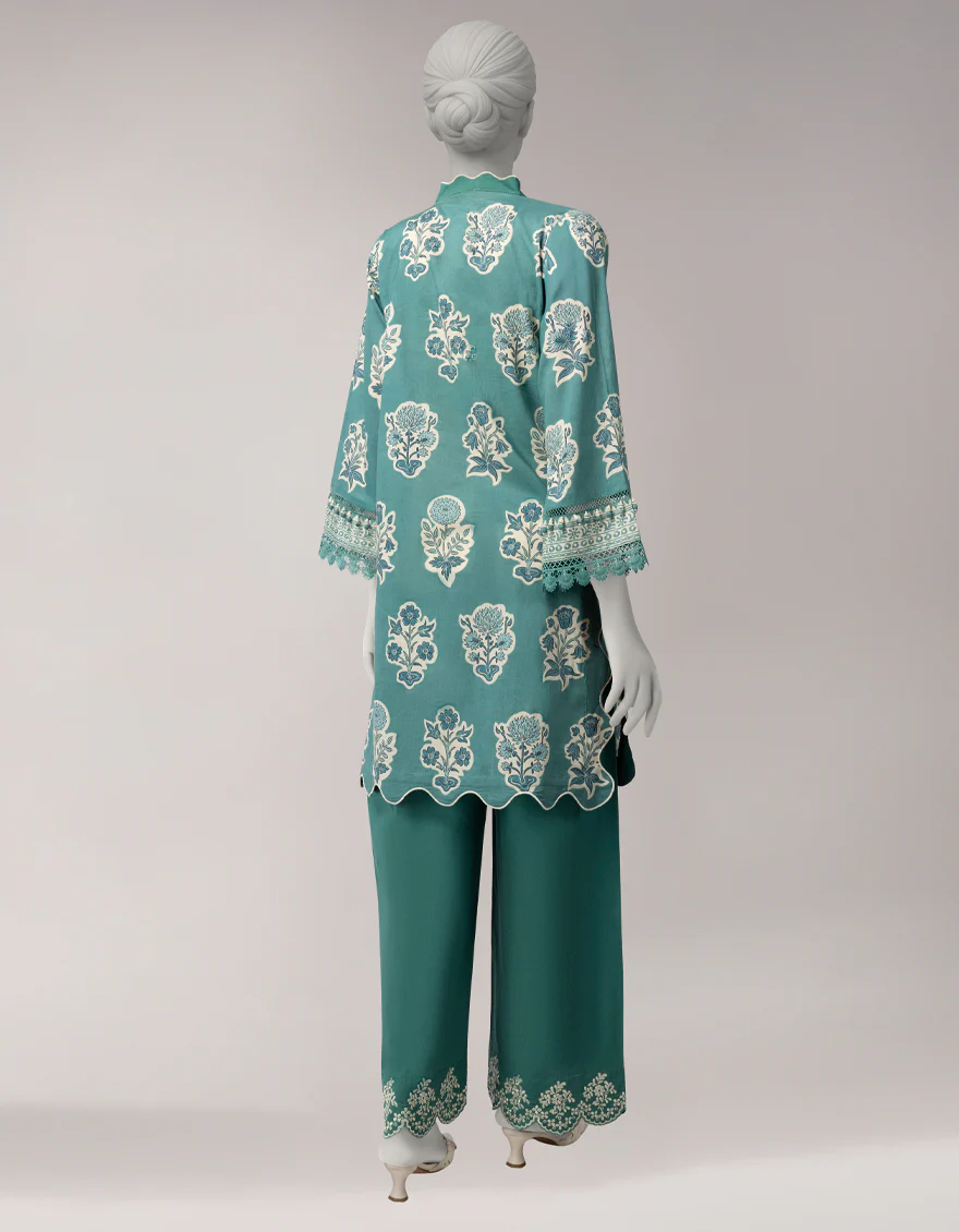 MULTICOLOR LAWN 2PC UNSTITCHED | JLAWN-S-JST-26-2346 PERAHAN-1 - Image 2