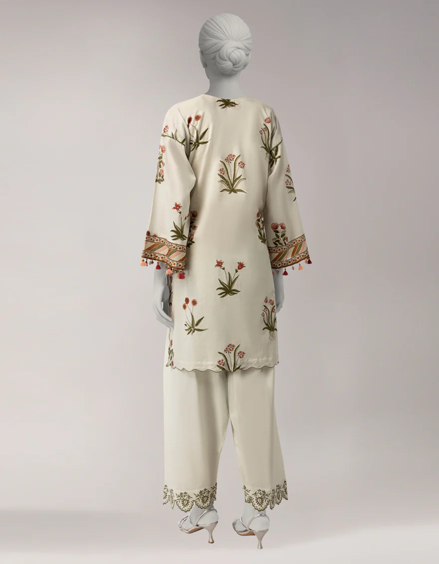 MULTICOLOR LAWN 2PC UNSTITCHED | JLAWN-S-JST-26-2349 PERAHAN-4 - Image 2