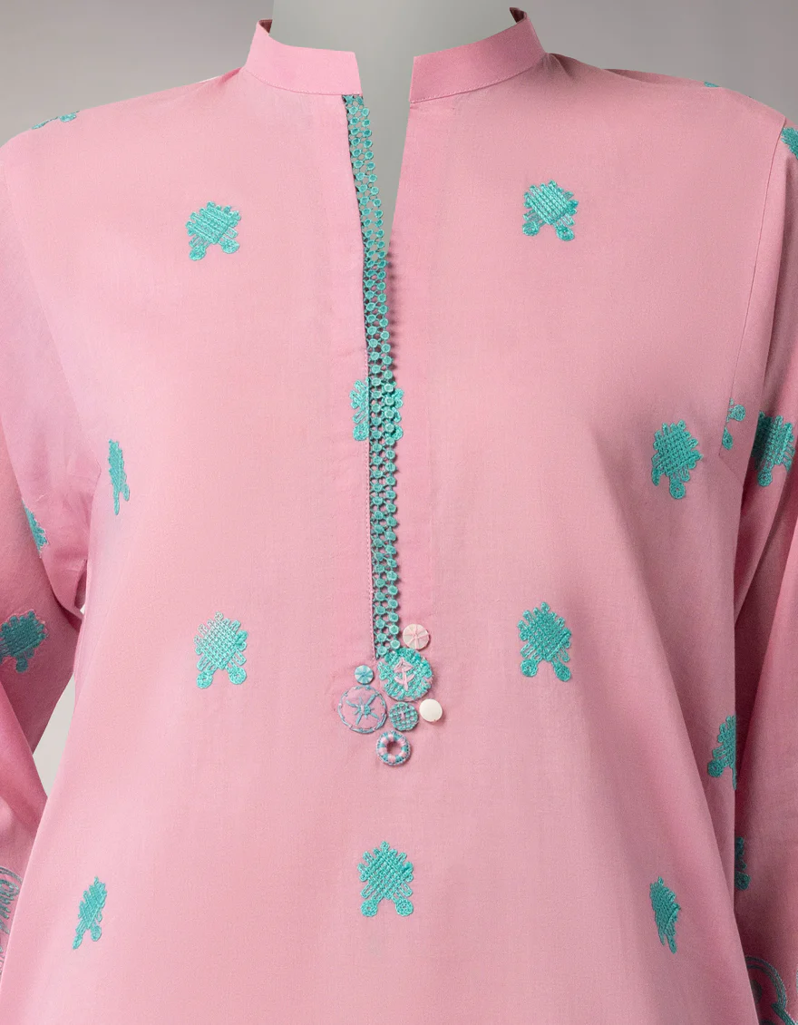 PINK LAWN 2PC UNSTITCHED | JLAWN-S-JST-26-2354 DHANAK-01 - Image 3