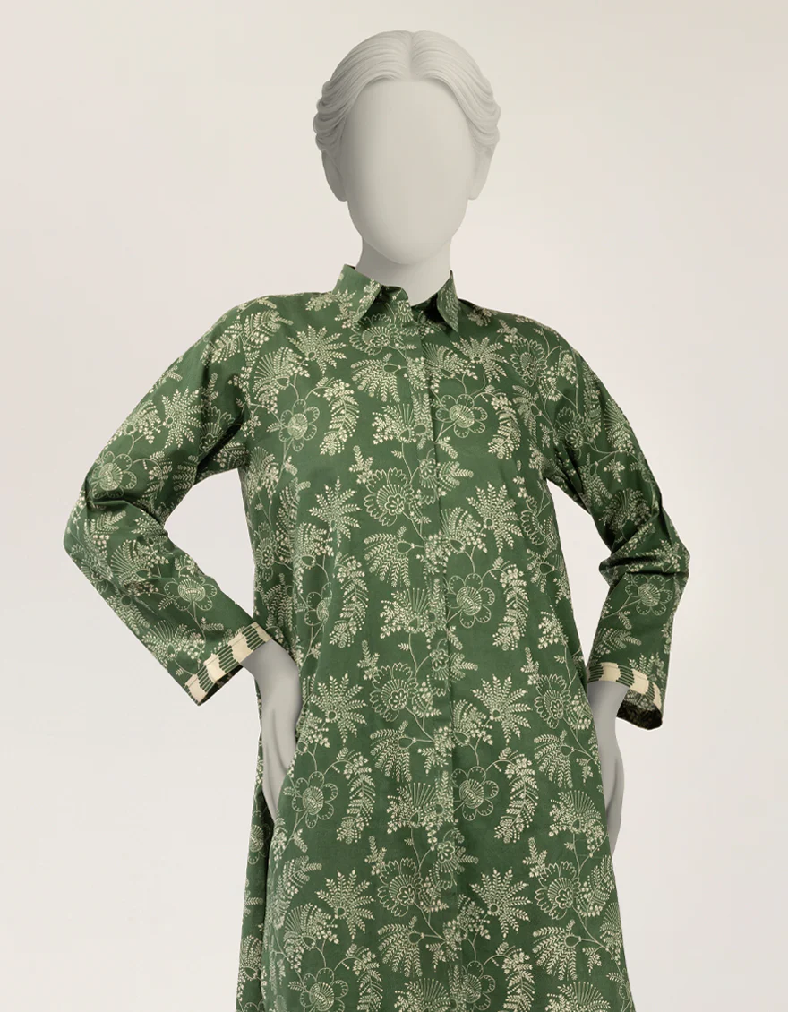 GREEN LAWN 2PC STITCHED | JLAWN-S-JST-26-2367/S FLORAL GARDEN-B1 - Image 3