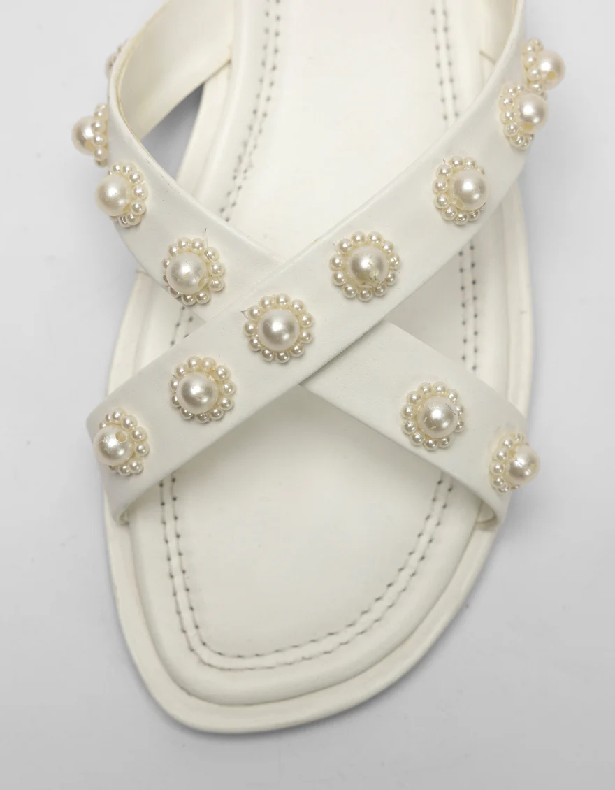 WHITE CHAPPAL | JLFWC-26-1315 FB/LUCIA - Image 2