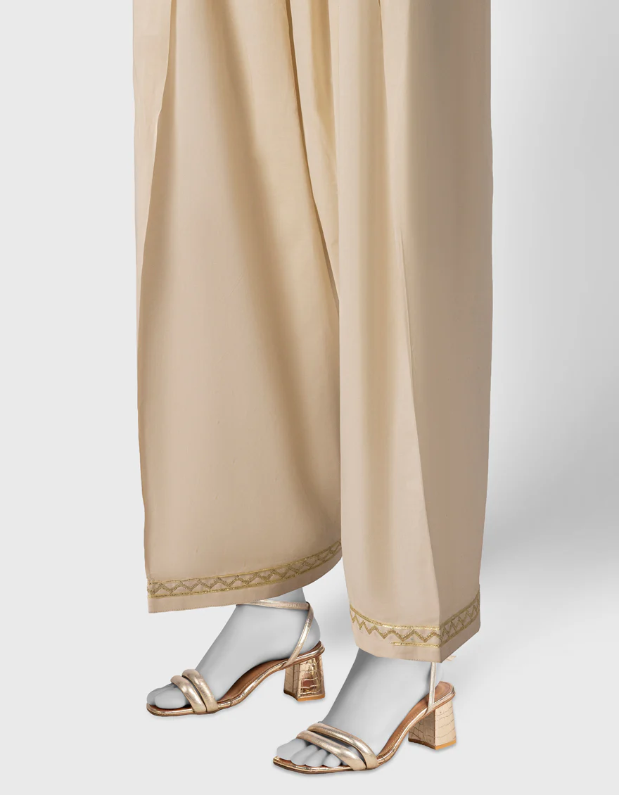 BEIGE LAWN SHALWAR | JLSH-26-8096-B FB/GOTTA-8096-B - Image 2