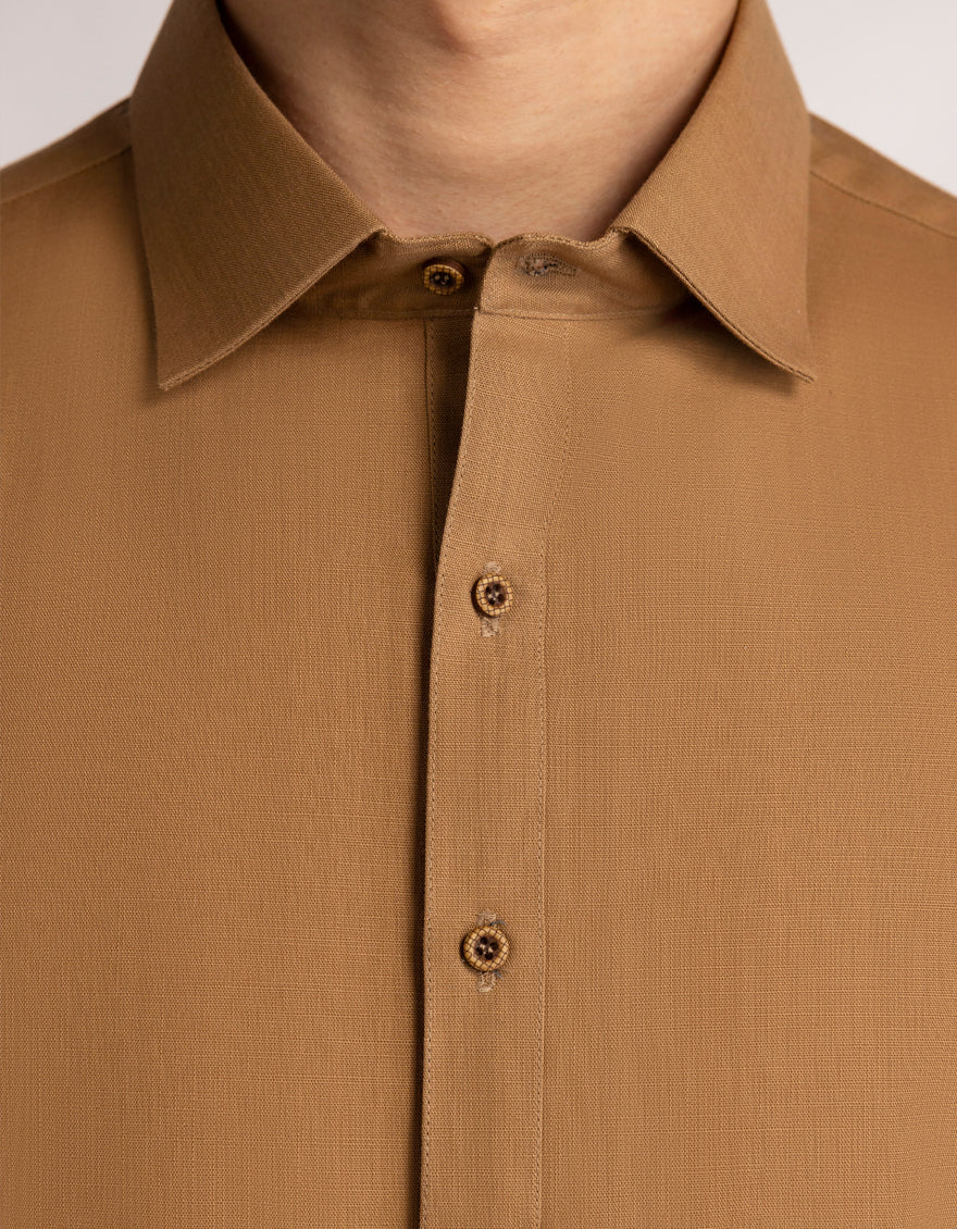 BROWN COTTON KAMEEZ SHALWAR | JTKS-A-50523/S25/JJ10451-CL - Image 3