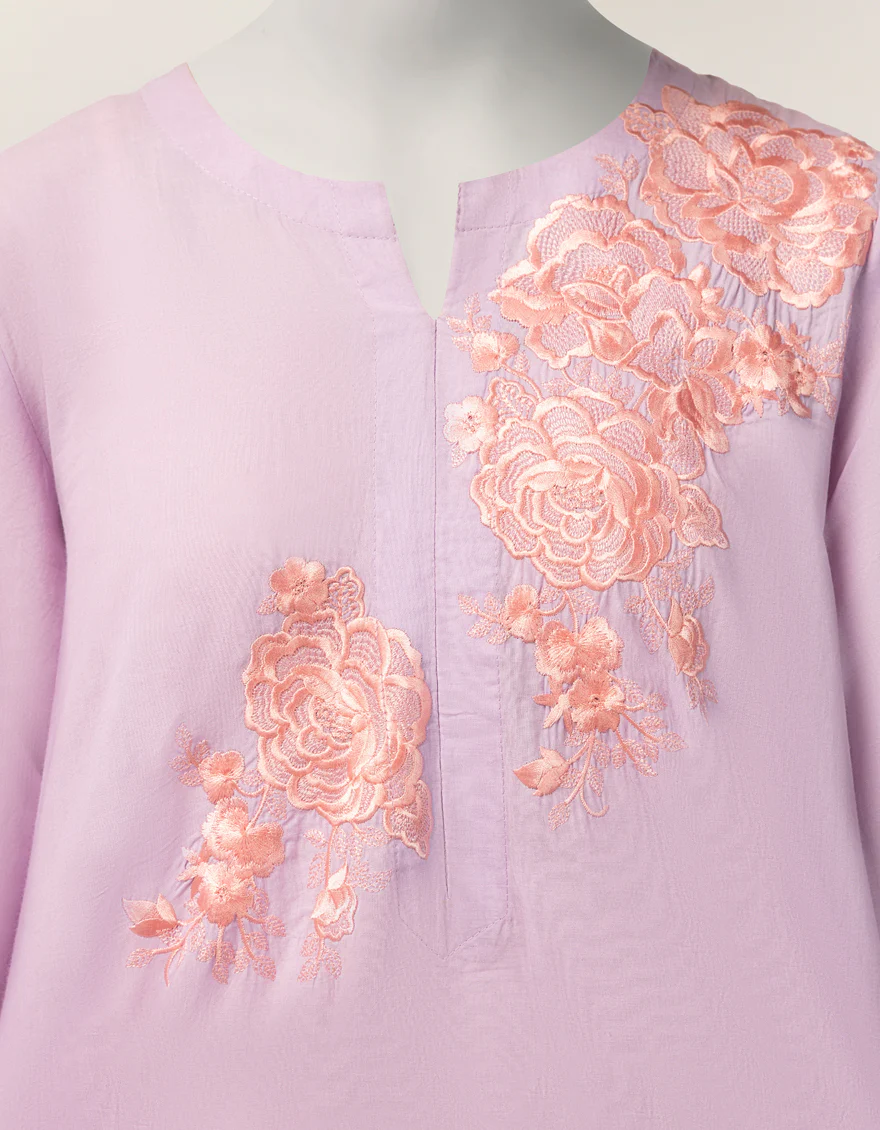 LILAC LAWN KURTI | JYGK-S-JTS-26-4126 FB/BLOSSOM-02 - Image 4