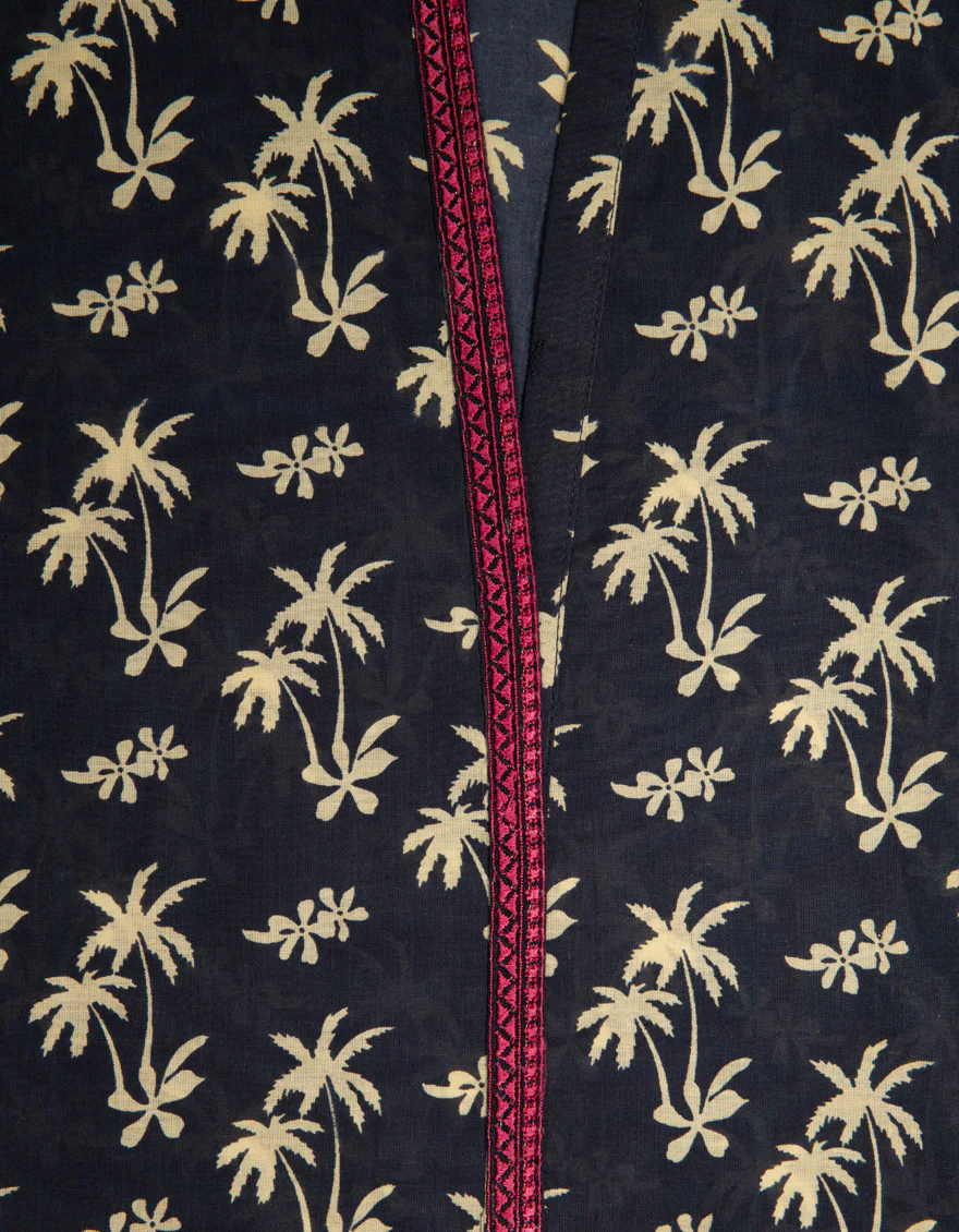 BLUE LAWN KURTI | JYGK-S-JTS-26-4140 FB/PALM-04 - Image 3